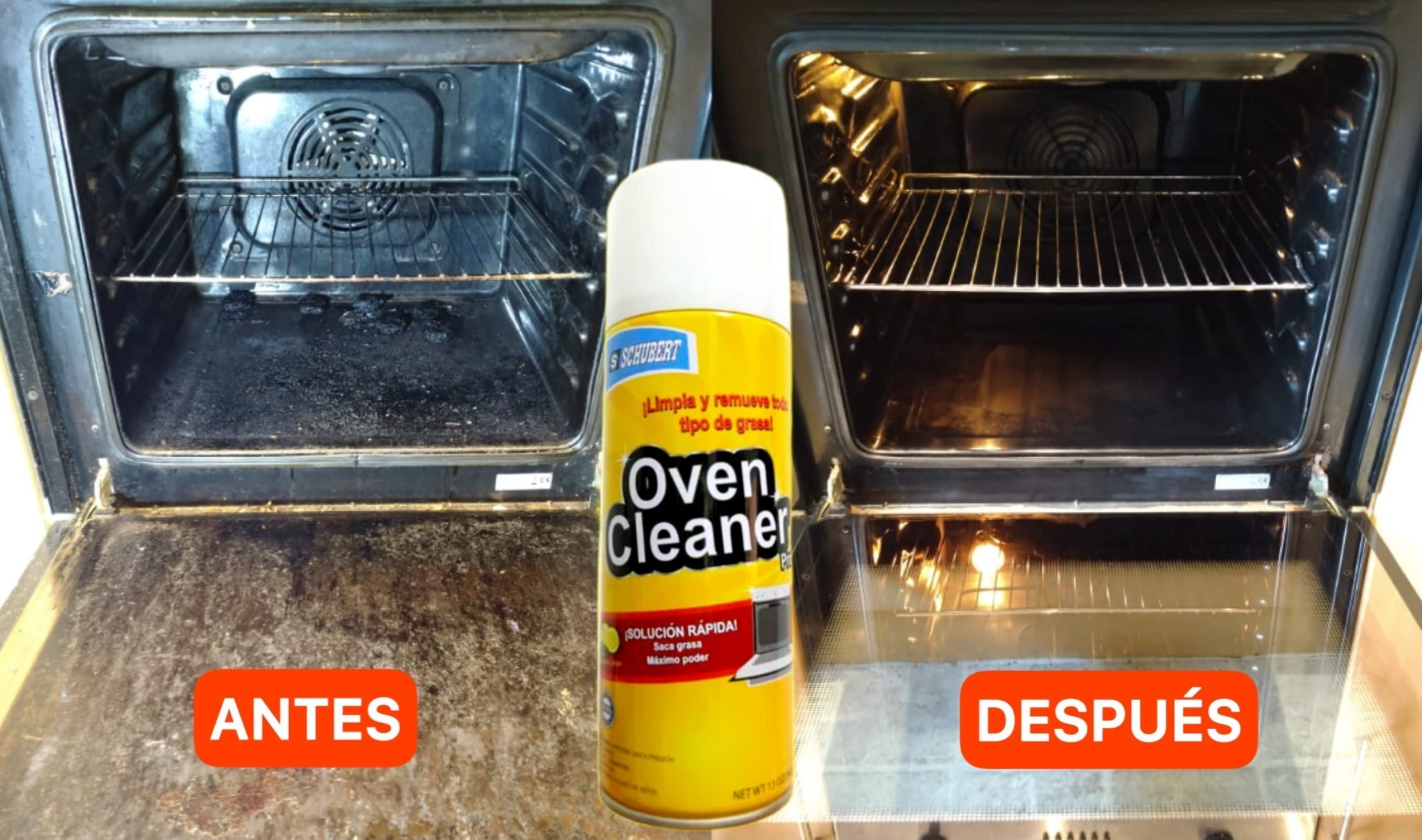 NUEVO OVEN CLEANER ESPUMA QUITA GRASA